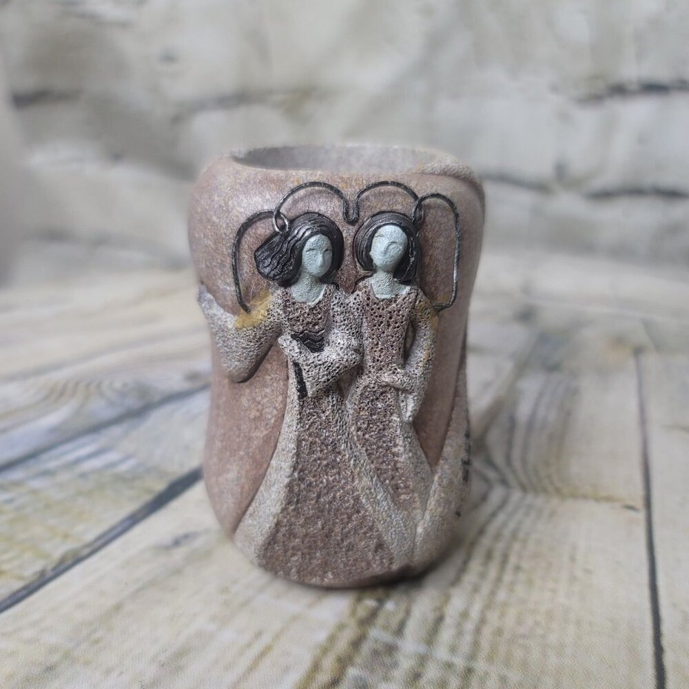 Artstone by Carson Sisters Votive Tea Light Candle Holder A Sister Is A Treasure